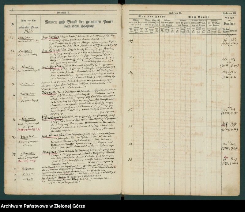 image.from.unit.number "Trauungs - Register 1868 - 90"