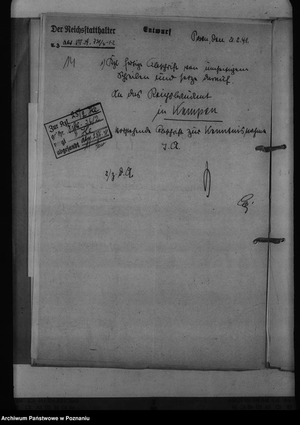 Obraz 18 z jednostki "Amtsgericht Kempen - Kępno"