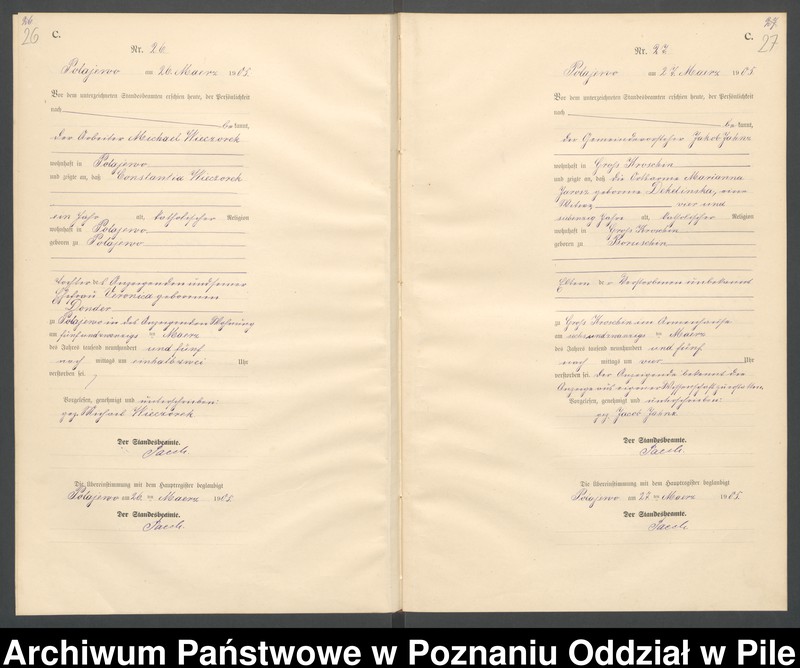 Obraz 16 z jednostki "Księga zgonów"