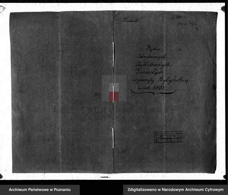 Obraz 2 z jednostki "Liber baptisatorum, copulatorum, mortuorum"