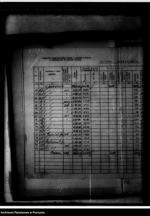 Obraz 10 z jednostki "Operat szacunkowy Jabłonowo powiat chodzieski i tymczasowy rejestr pomiarowy"