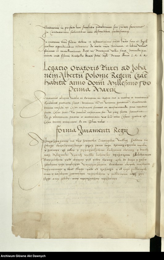 Obraz 1 z kolekcji "Przysięga królewska z 1500 roku111"