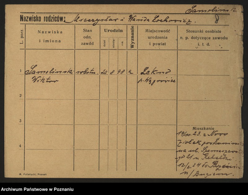 Obraz 20 z jednostki "Samolewski - Sapuchowski"