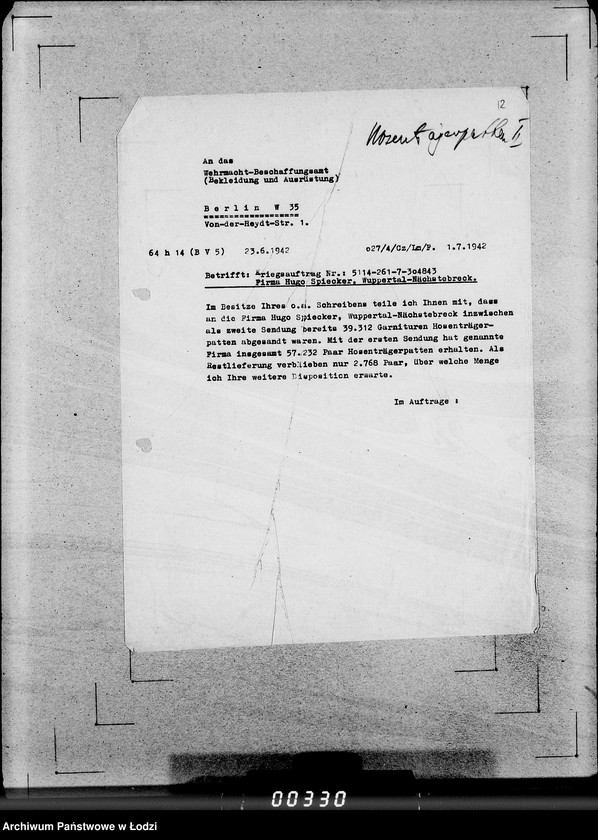 Obraz 16 z jednostki "388-437 Hosenträger, Patten.Auslieferung"