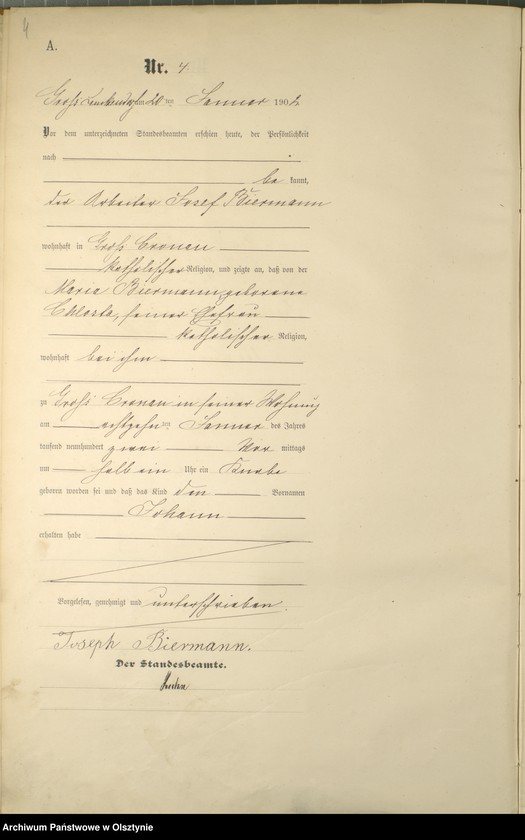 image.from.unit.number "Geburts-Haupt-Register Nr 1 - 62"