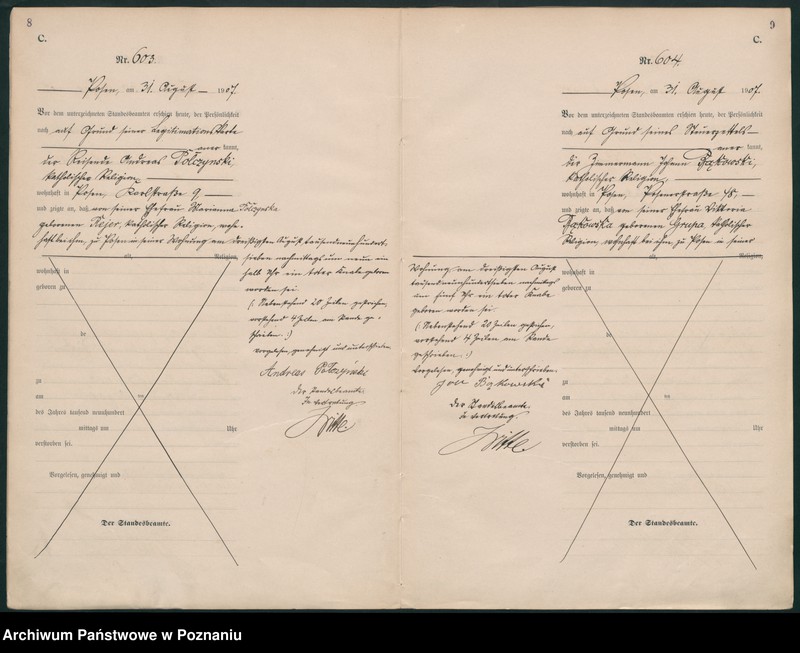 Obraz 7 z jednostki "Księga miejscowa zgonów tom II [Rejestr główny zgonów]"