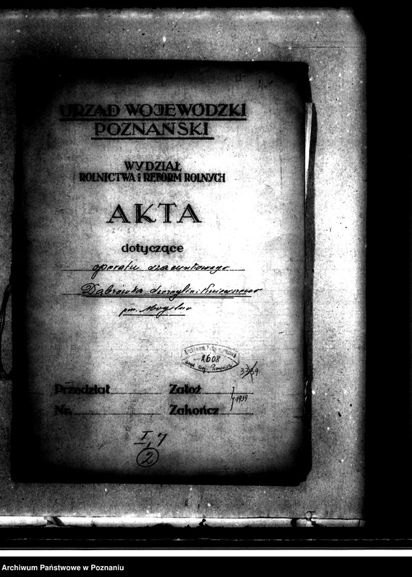 image.from.unit.number "Operat szacunkowy majątku Dąbrówka-Szczeglin powiatu mogileńskiego"