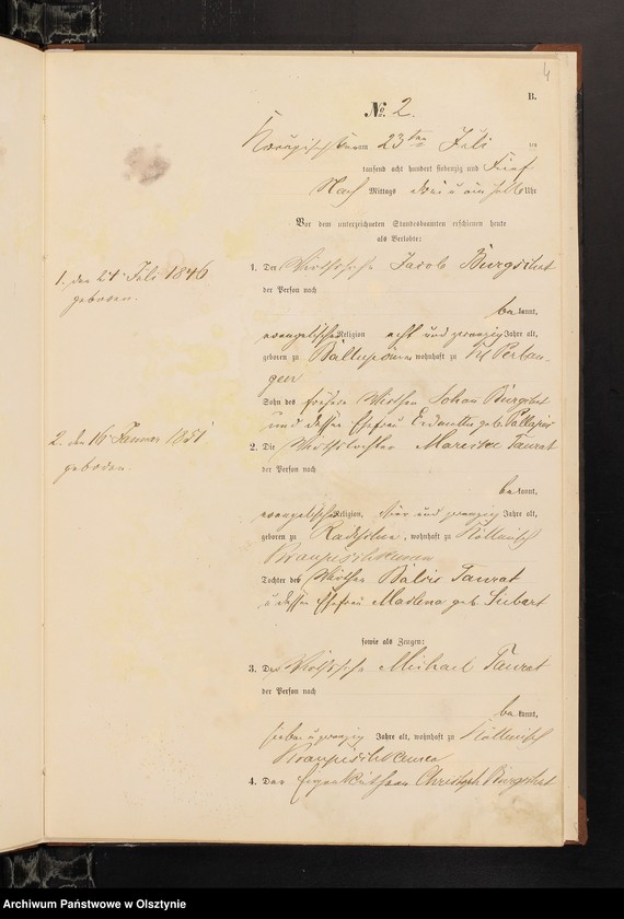 image.from.unit.number "Haupt-Heiraths-Register Nr 1 - 7"