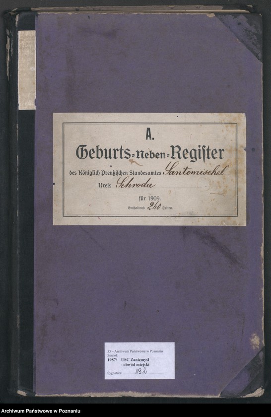 Obraz 2 z jednostki "Geburts-Neben-Register"