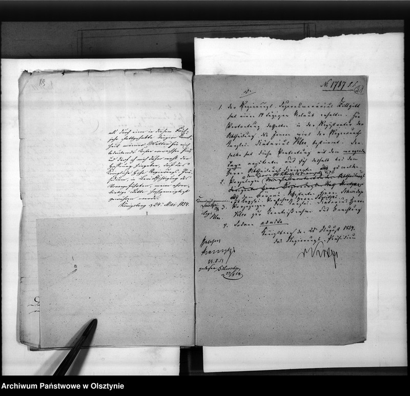 image.from.unit.number "Anstellung des Bezirks-Feldwebels Zillgitt [Friedrich August]"