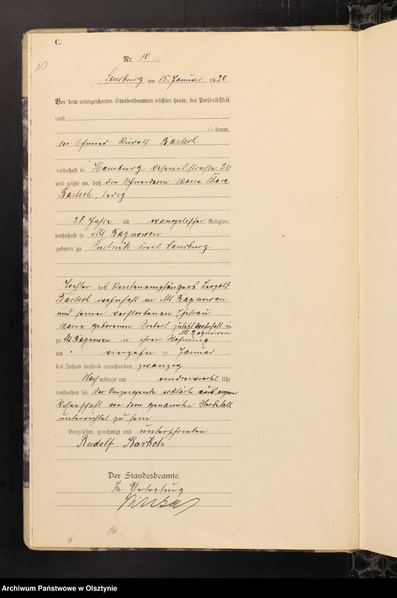 image.from.unit.number "Sterbe-Haupt-Register Nr 1-211"