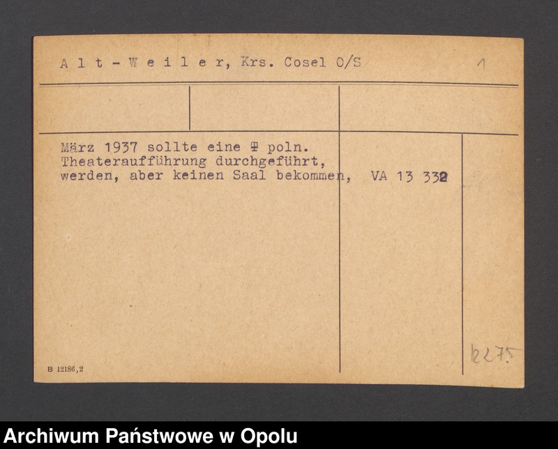 Obraz 3 z jednostki "Alt-Weiler, Krs. Cosel"