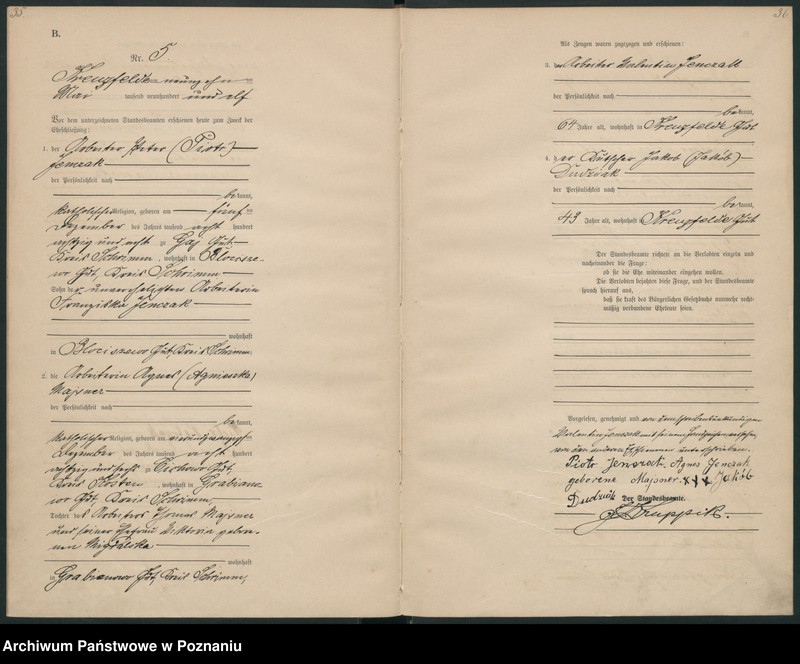 Obraz 20 z jednostki "Heirats-Haupt-Register"