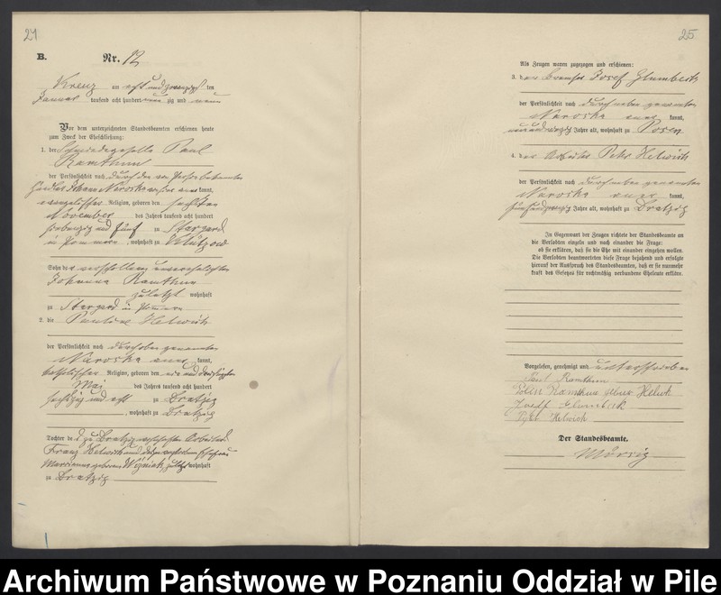 Obraz 15 z jednostki "Księga małżeństw"