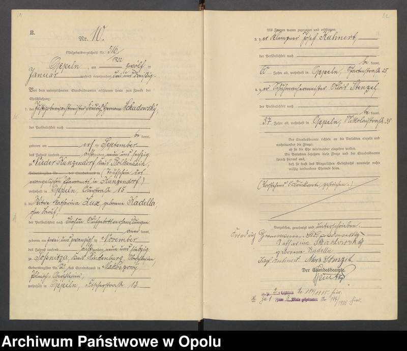 Obraz 14 z jednostki "[Rejestr małżeństw]  1933  Nr 1-155"
