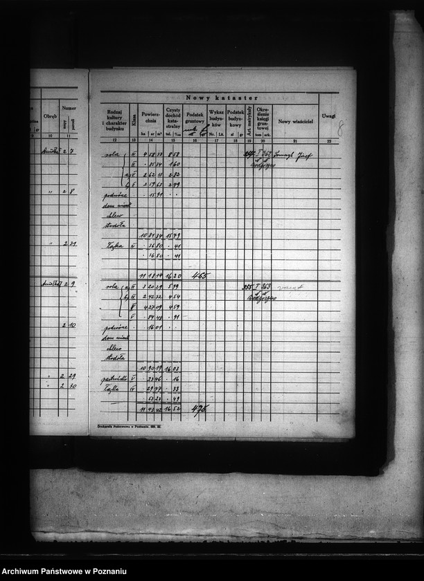 Obraz 12 z jednostki "Ostateczny i tymczasowy rejestr pomiarowy majątku Aniołka powiat kępiński"