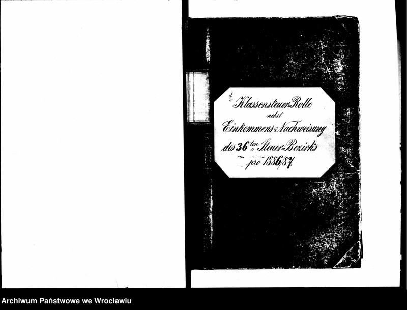 image.from.unit.number "Klassensteuerrolle nebst Eikommens - Nachweisung"