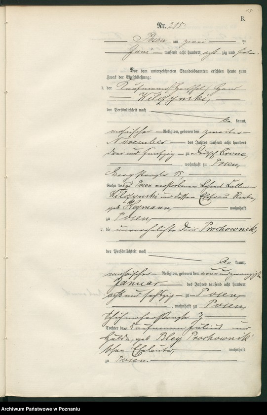 Obraz 18 z jednostki "Księga małżeństw t. II"