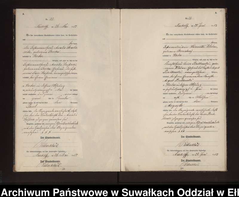 image.from.unit.number "Geburts-Neben-Register des Preussischen Standes-Amtes Neuhoff Kreis Loetzen"