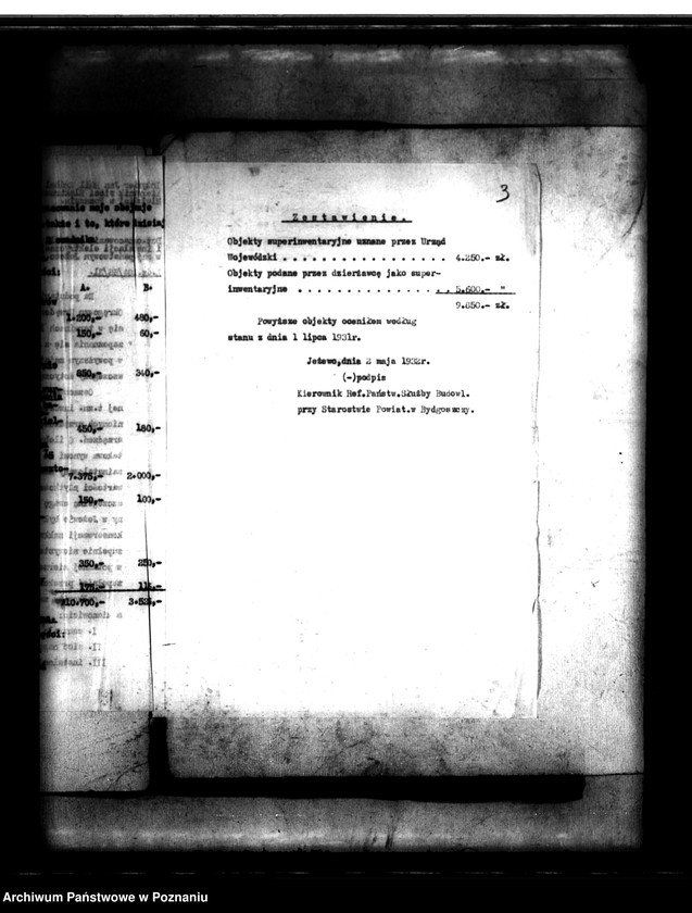 Obraz 7 z jednostki "/Sprawy szacunkowe majątku Jeżowo powiatu szubińskiego/"