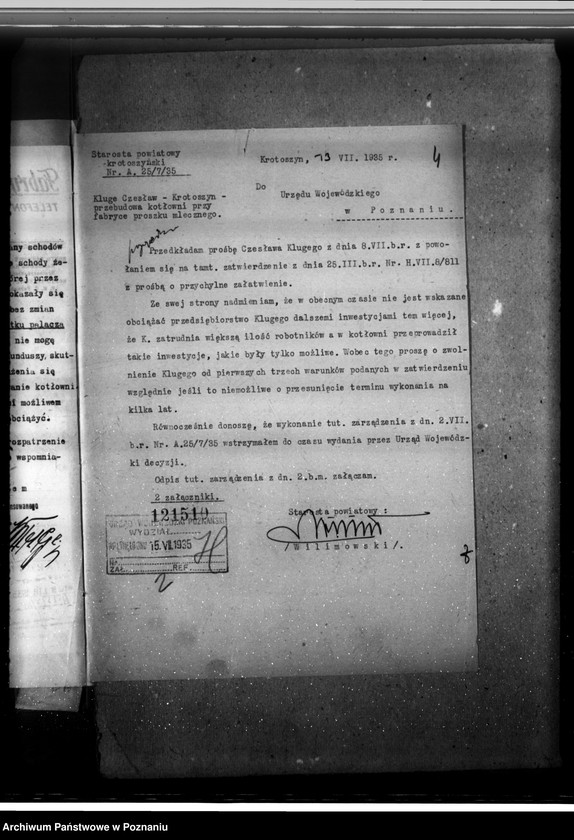 image.from.unit.number "/Fabryka proszku mlecznego i mleka kondensowanego w Krotoszynie - własność A. Kluge nadzór nad kotłownią/"