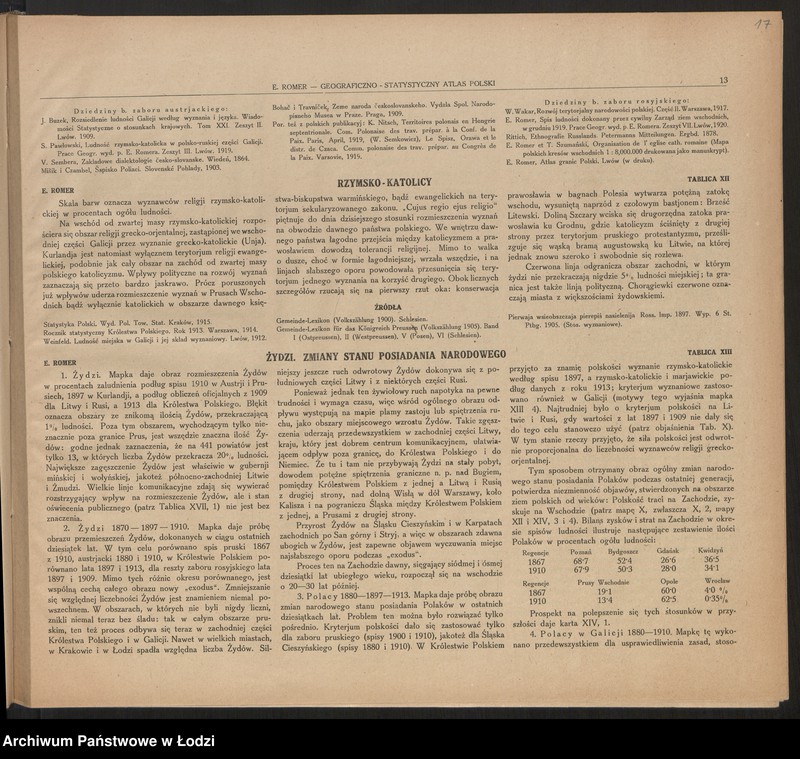 Obraz 18 z jednostki "Geograficzno-statystyczny atlas Polski, wydanie II, Lwów-Warszawa 1921"