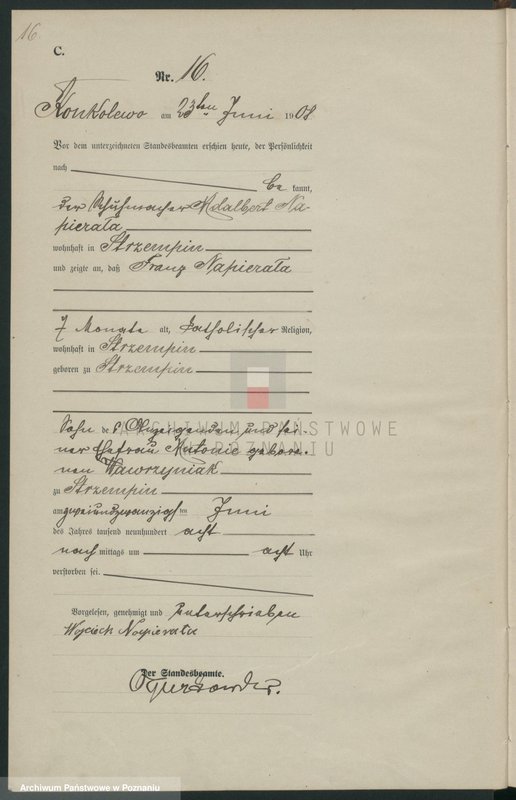 Obraz 19 z jednostki "Księga Aktów zgonu [Rejestr główny zgonów]"