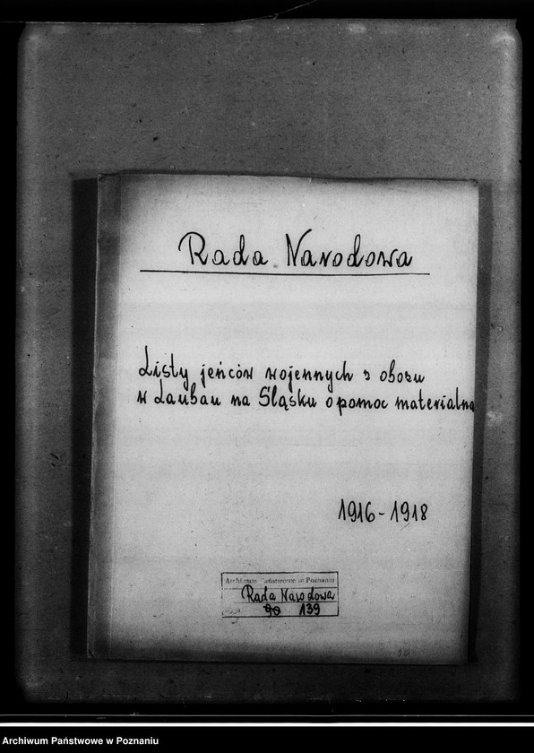 Obraz 4 z jednostki "Korespondencja - listy jeńców wojennych o pomoc materialną z obozu Laubau."