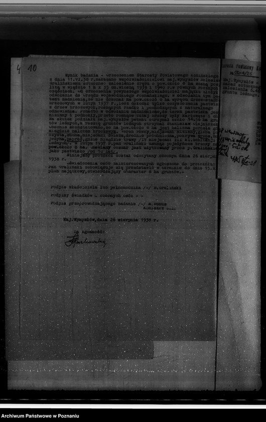 Obraz 14 z jednostki "Gmina Wymysłów powiat koniński /nadzór nad gospodarką leśną/"