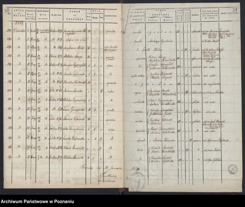 Obraz 18 z jednostki "Księga zgonów"