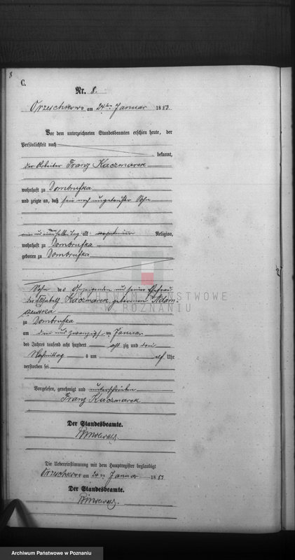 Obraz 10 z jednostki "Księga zgonów"