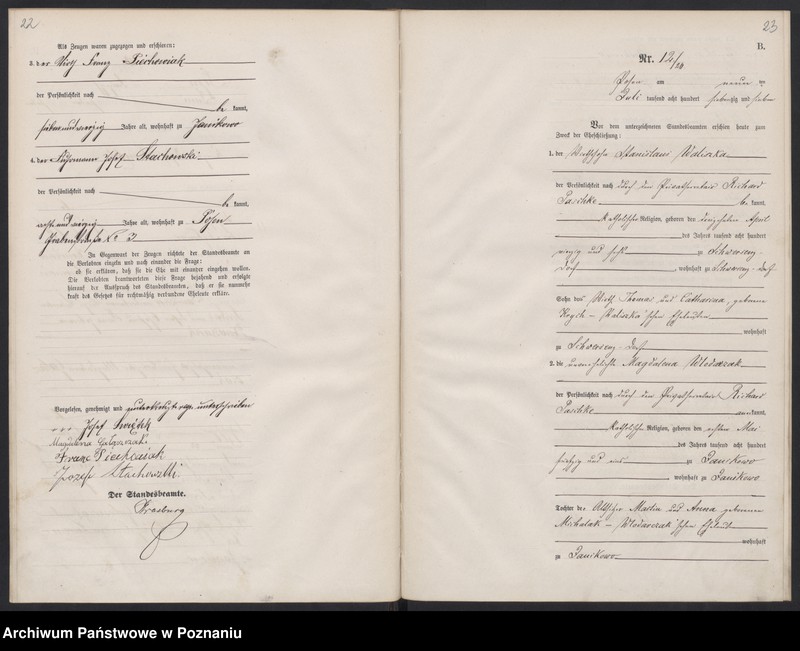 Obraz 14 z jednostki "Księga małżeństw"