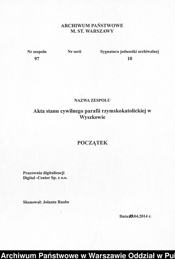 image.from.unit.number "Akta urodzeń, małżeństw, zgonów"