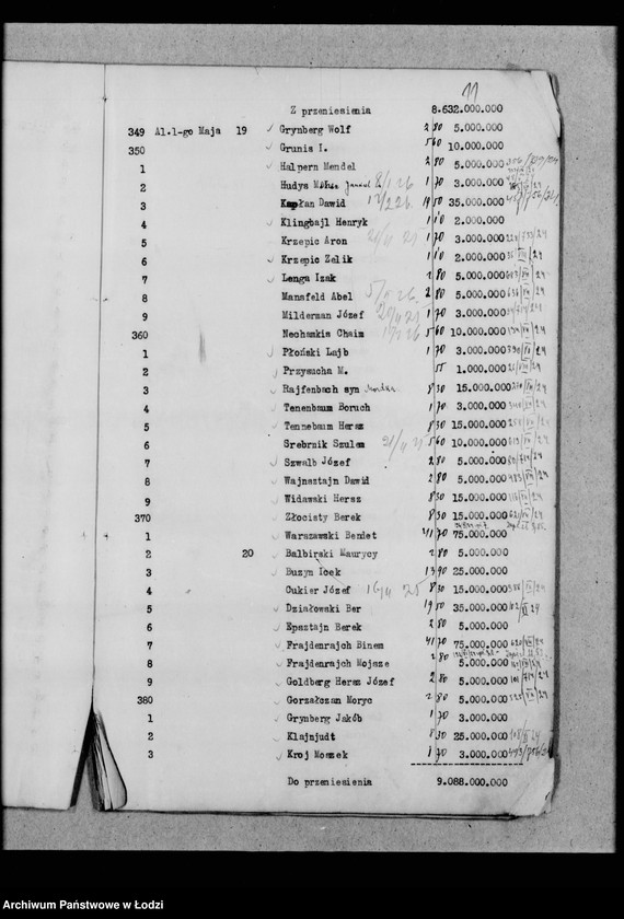 Obraz 14 z jednostki "Rejestr poborczy"