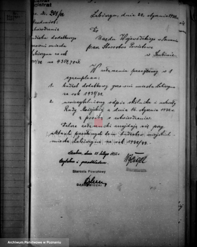 Obraz 5 z jednostki "Budżety i sprawy rachunkowe miasta Łabiszyna"