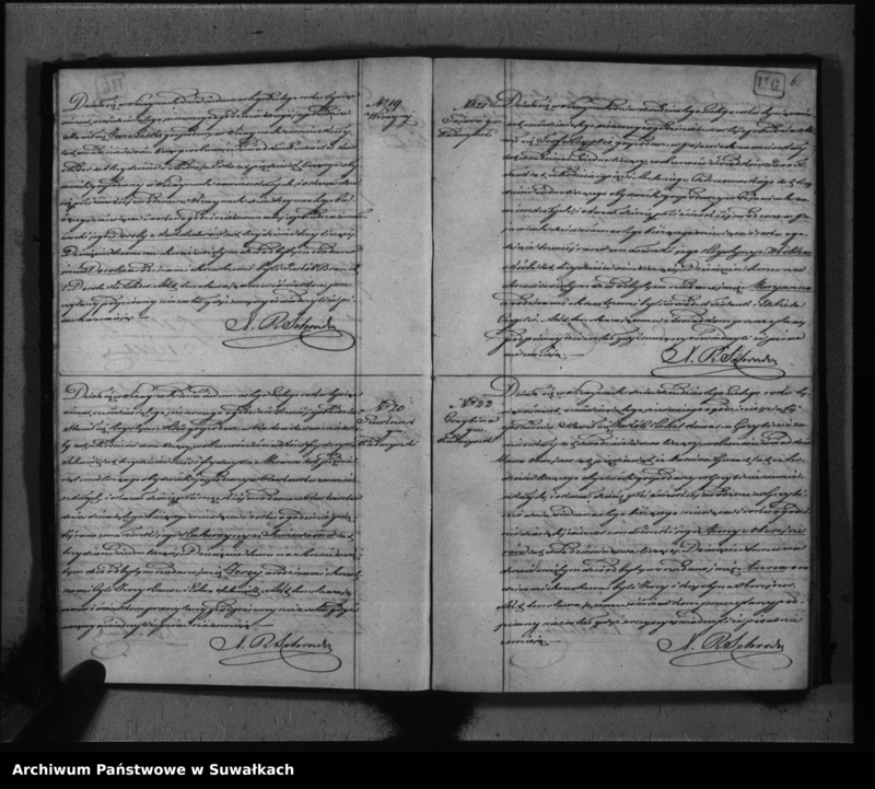 image.from.unit.number "Duplikat Aktów Stanu Cywilnego Parafii Ew. Augsburskiej Wiżajny za rok 1861"