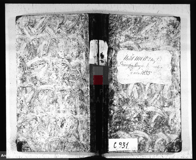 Obraz 2 z jednostki "Akta Urodzonych Gminy i Parafii Berznickiey z roku 1833"