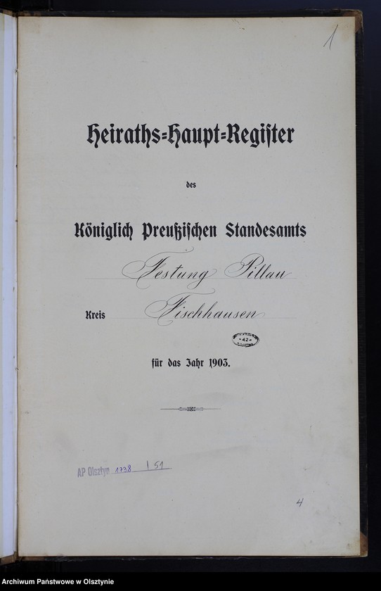 image.from.unit.number "Heiraths-Haupt-Register /brak wpisów/"