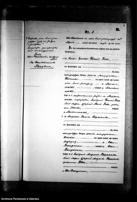 Obraz 9 z jednostki "Księga małżeństw"