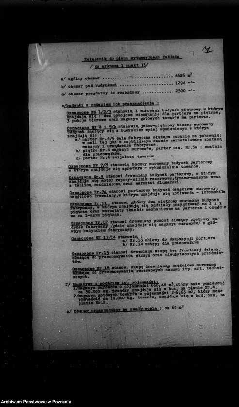 Obraz 11 z jednostki "Kwestionariusz tkalni Spółki z o.o. w Środzie"