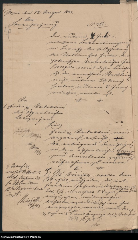 Obraz 20 z jednostki "A. betr. Julius Bonfils aus Warschau"