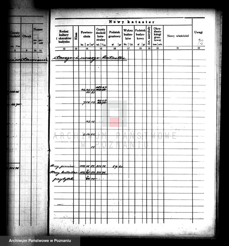 Obraz 16 z jednostki "Ostateczny rejestr pomiarowy obrębu Chrząstowo"