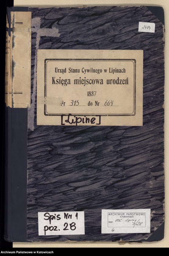 image.from.unit.number "Księga urodzeń T.2 nr 315-664"