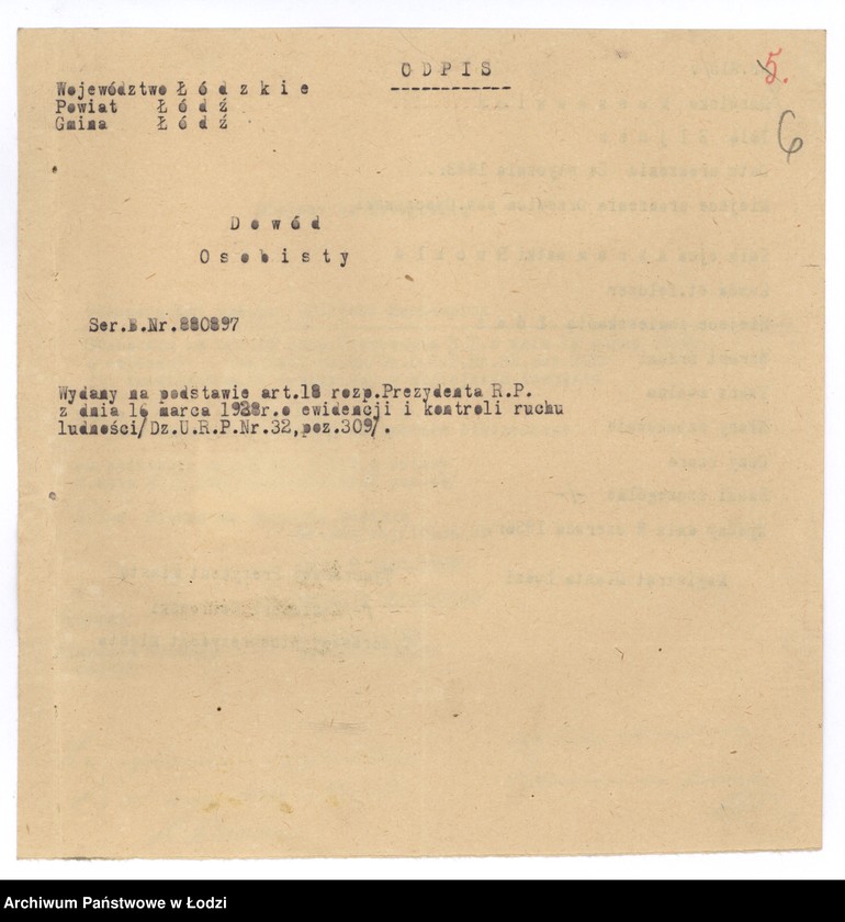 Obraz 9 z jednostki "Moszkowicz Eliasz - felczer - akta rejestracyjne"