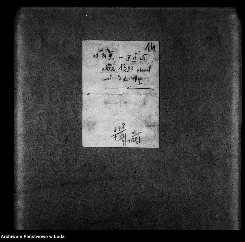 Obraz 17 z jednostki "Papiererzeugnisse-Abteilung [Zasiłki chorobowe dla pracowników wydziału, listy pracowników, zaświadczenia lekarskie]"