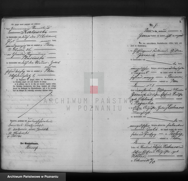 Obraz 8 z jednostki "Księga małżeństw t. I"