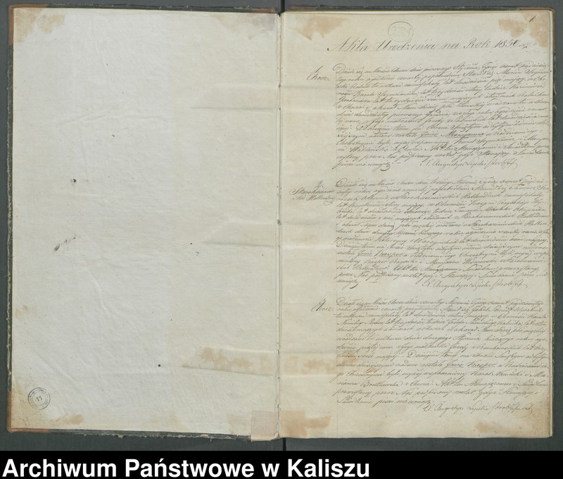 Obraz 3 z jednostki "Książka duplikat aktów urodzeń, zaślubień i zejść"