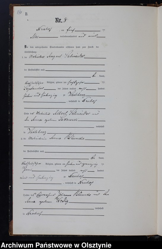 image.from.unit.number "Heiraths-Neben-Register Nr 1 - 26"