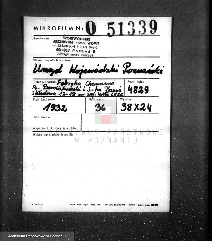 image.from.unit.number "Fabryka Chemiczna R. Barcikowski i Spółka Poznań-Składowa 13-18 nr woj. 6566"