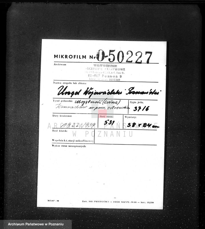 image.from.unit.number "Majętność / leśna/ Konradów w powiecie ostrowskim"